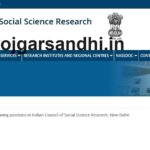 ICSSR Recruitment Apply Online