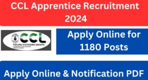 Central Coalfields Apprentice Apply Online